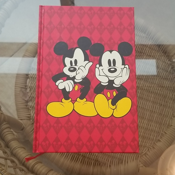 Disney  Vintage Mickey journal with bookmark - Picture 1 of 4